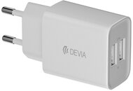 DEVIA SMART hálózati töltő 2 USB aljzat (12W) FEHÉR