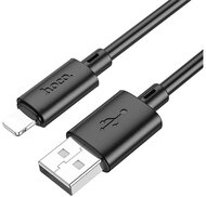 HOCO X88 adatkábel (USB - lightning, 2.4A, gyorstöltő, 100cm) FEKETE