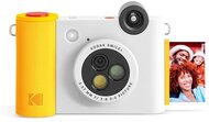 KODAK Smile+ instant fényképezőgép, mobilnyomtató, (Android/IOS) Zink 2x3" papírméret, fehér sárga