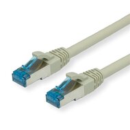 VALUE Patch kábel S/FTP, CAT6A, 0,5m, szürke