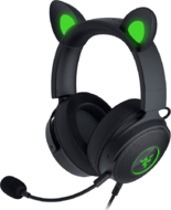 Razer Kraken Kitty V2 Pro, Gaming Wired Headset, Razer Chroma RGB, Stream Reactive Lighting, Docked Mode, 50 mm audio drivers, USB, Passive noise-canceling Microphone, Volume Control