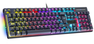 Spirit of Gamer Billentyűzet Mechanikus - XPERT K250 (105 gomb, SOG red, RGB LED,USB, anti-ghosting, fekete, magyar)