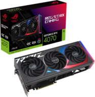 Asus Videokártya - nVidia ROG-STRIX-RTX4070S-O12G-GAMING (12288MB, GDDR6X, 2670/21000 Mhz, 192bit, 2xHDMI, 3xDP)