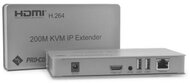 PROCONNECT Extender HDMI Over IP, KVM, USB, IR, 1080p, 200m-ig