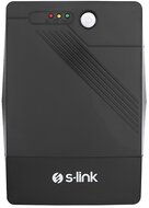 S-Link szünetmentes 1000VA - MIGHT U100 (1000VA, 12V7Ah*2, 600W, Line-Interactive, 4 schuko)