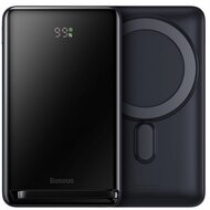 BASEUS MAGNETIC vésztöltő Type-C aljzat (10000mAh, 20W, wireless, PD gyorstöltő, MagSafe) SÖTÉTKÉK