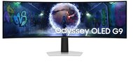 SAMSUNG Ívelt Gaming 240Hz OLED monitor 49" G93SD, 5120x1440, 32:9, 250cd/m2, 0.03ms, HDMI/MicroHDMI/DP