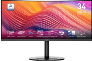 MSI Monitor Business Modern MD342CQP Ívelt 34" QHD, 3440x1440, 100Hz VA 21:9, 3000:1 CR, 300cd/m2, 4 ms, HDMI, DP, Black