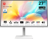 MSI Monitor Business Modern MD2712PW 27" FHD, 1920x1080, IPS, 100Hz, 1000:1 CR, 300cd/m2, 1ms, HDMI, USB-C, White