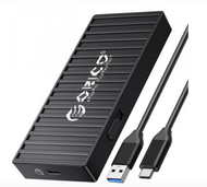 Orico Külső M.2 ház - 9606-C3-BK (USB-C -> M.2 SATA, 5 Gbps, fekete)