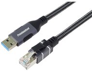 PREMIUMCORD Kábel USB-A 3.2 - LAN RJ45, 10/100/1000, 2m, fekete