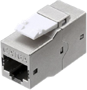 NIKOMAX Toldó, Coupler, RJ45-RJ45, CAT6a, ezüst