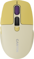 CANYON mouse MW-26 LCD Silent Dual Mode Wireless Yellow