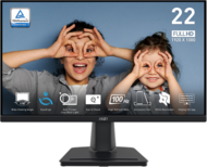 MSI Monitor Business PRO MP225V 21,5" FHD 1920x1080, VA, 100Hz, 4000:1, 1ms, HDMI, VGA, Black