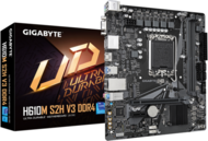 Gigabyte Alaplap - Intel H610M S2H V3 DDR4 s1700 (H610, 2xDDR4 3200MHz, 1xGBE LAN, 4xSATA3, M.2, 8xUSB2.0, 4xUSB3.1)