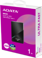 ADATA SSD Külső USB 3.2 1TB SE920 Elite, Fekete