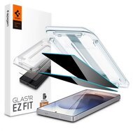 Spigen AGL09335 spigen ez fit hd képernyővédő üveg 2db (2.5d, betekintés védelem, 0.2mm, 9h + segédkeret) átlátszó