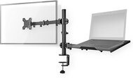 Nedis MMSISNB110BK nedis mmsisnb110bk asztali monitor tartó konzol és laptop állvány | 15-32" | 75x75 / 100x100