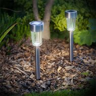 Garden of Eden 11702A led-es szolár lámpa fém 19 cm