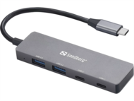 Sandberg 136-50 sandberg hub és elosztó, usb-c to 2xusb-a + 2xusb-c hub