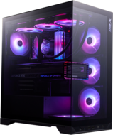 A-data INVADERXBTFMT-BKCWW adata xpg ház midi atx invader x btf, 5x120mm rgb ventilátor, tápegység nélkül, üvegfalú, fekete