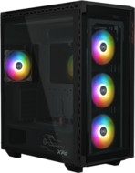 A-data BATTLECRUISERIIPST-BKCWW adata xpg ház e-atx battlecruiser ii, 4x120mm rgb ventilátor, tápegység nélkül, üvegfalú, fekete