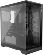 A-data INVADERXMT-BKCWW adata xpg ház midi atx invader x, 5x120mm rgb ventilátor, tápegység nélkül, üvegfalú, fekete