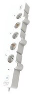 SPS SRG5-UF sps túlfeszültségvédő elosztó, 1,5 méteres, 5 din + 2 usb + 1 usb-c, flexi