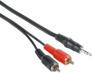 Hama 00205106 3,5mm jack-2rca össz.káb 2,0m