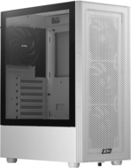 A-data VALORMESH4VW-WHCWW adata xpg ház midi atx valor mesh, 4x120mm ventilátor, tápegység nélkül, üvegfalú, fehér