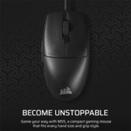 Corsair CH-930F000-WW corsair vezetékes egér gaming, m55 lightwight, 6 programozható gomb, ultra-könnyű, 16000dpi, fekete