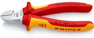 KNIPEX 70 06 160 knipex oldalcsípő fogó (oldalvágó), 1000v szigetelt, krómozott, 160mm, bliszteres kivitel, 70 06 160 sb