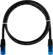 Nikomax NMC-PC4UE55B-ES-005-C-BK nikomax patch kábel utp, cat6, lszh, essential series, 0,5m, fekete