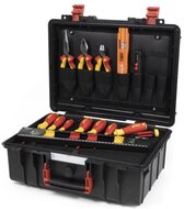 WIHA 45530 wiha villanyszerelő szerszámkoffer összeállítás 1000v szigetelt szerszámokkal, 18 részes „basic set l", 45530