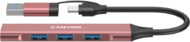 Canyon CNS-TDS02P canyon hub ds-02 4in1 usb-a/c pink