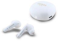 CG MOBILE GUTWST7FCEEH guess glossy classic logo bluetooth fülhallgató sztereo (v5.4, tws, mikrofon + töltőtok) fehér