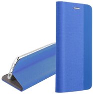 Gigapack GP-167853 tok álló, bőr hatású (flip, oldalra nyíló, asztali tartó, textil minta) világoskék