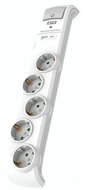 SPS SRG5-U sps túlfeszültségvédő elosztó, 1,5 méteres, 5 din + 1 usb + 1 usb-c