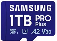 Samsung MB-MD1T0SA/EU samsung memóriakártya, pro plus microsdxc kártya 1tb, class 10, uhs-i, u3, v30, a2, + adapter, r180/w130