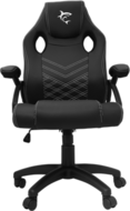 White Shark WS ZOLDER white shark zolder fekete gamer szék , puha nyak, fej és hát párnák, lélegző felület, 3 év garancia, 120 kg - ig