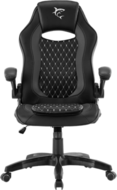 White Shark WS NYX-B white shark nyx-b nyx gamer szék, fekete, puha nyak, fej és hát párnák, lélegzó felület, 120 kg - ig