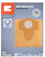 Einhell PORZSÁK, 30 LITER, 5 DB/ CSOMAG porzsák