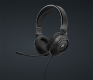 Corsair CA-9011377-EU corsair vezetékes headset, hs35 v2 gaming, multiplatform, carbon