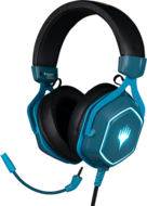 Konix KX-MAGIC-BLUE-GH konix - magic the gathering 7.1 fejhallgató vezetékes gaming stereo mikrofon, kék-fekete