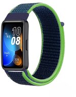 Mybandz 33513 tépőzáras szövet óraszíj/zöld-kék huawei band 8