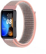 Mybandz 33511 tépőzáras szövet óraszíj/pink-homok huawei band 8