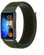 Mybandz 33509 tépőzáras szövet óraszíj/khaki huawei band 8