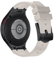 Mybandz 53274 element szilikon óraszíj-samsung galaxy watch 5-6-7/bézs-fekete/20mm