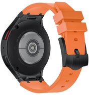 Mybandz 53273 element szilikon óraszíj-samsung galaxy watch 5-6-7/narancs-fekete/20mm