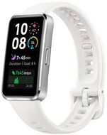 HUAWEI Band 10 okoskarkötő (alumínium keret, aktivitásmérő, pulzusmérő, hívásjelzés, vízálló, szilikon szíj) FEHÉR